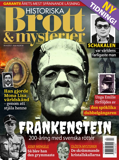 HISTORISKA Brott & mysterier lehti HISTORISKA Brott & mysterier tarjous HISTORISKA Brott & mysterier tilaus