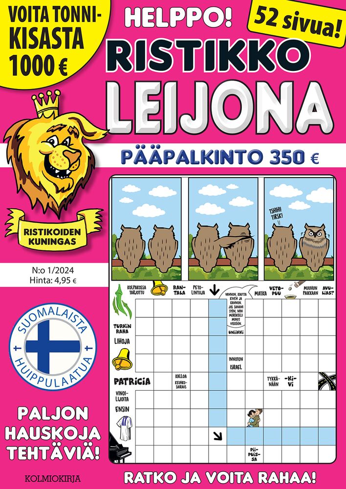 Ristikko-Leijona tarjous Ristikko-Leijona lehti Ristikko-Leijona tilaus